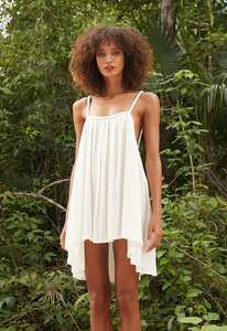 2022 New Women Basic <b>White</b> Sleeveless V-Neck High Maxi <b>Dress</b> Mini Length Maxi Elegant Casual <b>Dresses</b> - Product Image 2