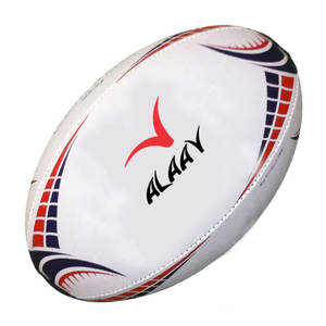Pakistan <b>Rugby</b> <b>Ball</b> 4 Panel Machine Stitched Super Grip Team <b>Rugby</b> Football - Product Image 5