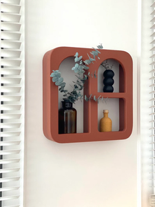 Bohemian Mediterranean Athmospher Assoss Decorative Wood Stone <strong>Shelf</strong> - Product Image 3