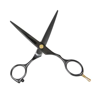 Wholesale Cheap Price Barber Scissors Fancy Adjusting Screw Beauty Salon Blunt-Sharp 6 Inch Hair Cutting Scissors