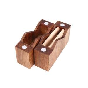 Oem và ODM chào đón thời trang từ khóa nhẹ hơn Koa đồ trang sức gỗ Hộp nhẫn, đồ trang sức bao bì & hiển thị - Product Image 2