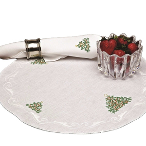 Serviettes en coton de luxe du Vietnam avec des motifs brodés pour une utilisation au restaurant - Product Image 1