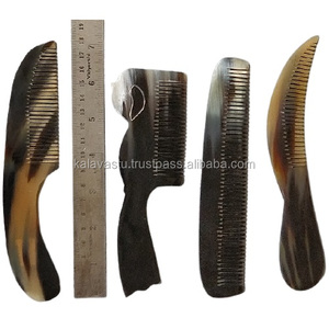 หวีทำจากเขาสัตว์ทำมือของขวัญแปลกใหม่สำหรับดูแลเส้นผม peines de huesos de animales - Product Image 4