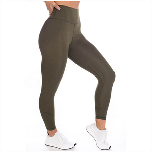 Pantalon de yoga de compression taille haute pour femmes-Leggings d'entraînement à rampe dégradée Push Seamless Wholesale-Solid Pattern - Product Image 5