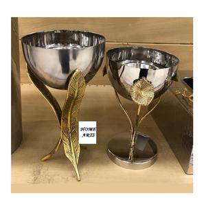 Bol à nourriture en laiton au design unique, forme ronde, couleur or, bol décoratif pour la nourriture à prix abordable - Product Image 5