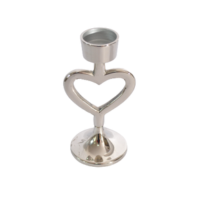 ขนาดเล็กคุณภาพสูงTEALIGHT HOME DECORรูปหัวใจอลูมิเนียมเทียนโลหะงานแต่งงานDECORเชิงเทียน - Product Image 1