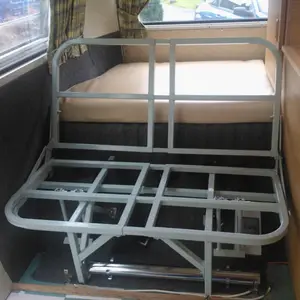 Кровать/Скамья Rock and Roll, совместимая с автобусом VW типа 2, T2, T25, T4,T5, Раздельный разветвитель Baywinow Bay Window Vanagon