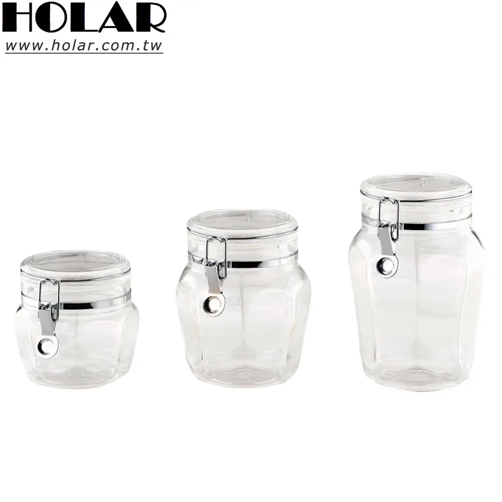 [Holar] Taiwan Gemaakt Cookie Snoeppot Voedsel Container Met Acryl