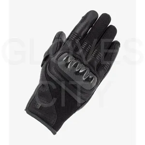 男女通用时尚皮手套让你的真皮摩托车手套专为保护手指和knuc而设计