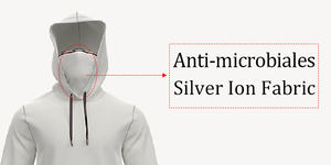 Custom Design Winter <b>Men's</b> <b>Face</b> Cover Hoodie with Plain Dyed Logo Oversized Fit 100% Cotton - Product Image 2