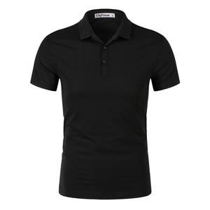 Chemises polo pour hommes de qualité supérieure, teintes en pièce, 100% coton, 100% polyester, vente en gros, personnalisables, polo respirant pour l'été - Product Image 4