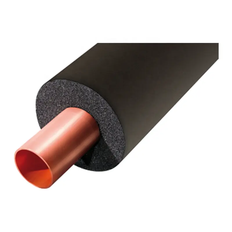 white colored air conditioning insulation 9mm rubber foam insulation tube/pipe