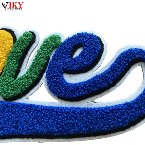 Chenille-parches bordados, letras, chenilla, bordado, sudaderas - Product Image 5