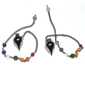 Bola Péndulos Metálicos Negros con Cadena Chakra | Comprar Metal Souvenir Acero Antique Love IN;7903232 Pulido a la par - Product Image 1