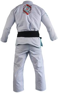 Kimono de Jiu-Jitsu Brésilien pour femmes Ying Enterprises, tissu en coton tissé perlé 450 GSM, avec cordon de serrage et broderie personnalisés. - Product Image 2