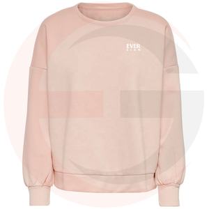 Sweat-shirt à capuche pour femme en gros pas cher, col rond, logo personnalisé en relief 3D, polaire lavé, saison printemps, écologique - Product Image 1