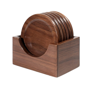 Mango <b>Wood</b> <b>Coaster</b> Set Kitchenware Cup <b>Coaster</b> Tableware Handmade Vintage Design Table Top Wooden Tea <b>Coaster</b> - Product Image 6