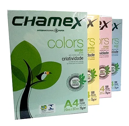 Top Brazil Chamex Copier Paper A4 Size 80 gsm 5 Ream/Box