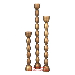 <b>Gold</b> Colored Metal Tall <b>Candlestick</b> <b>Holder</b> New Design Decorative Metal <b>Candlestick</b> Handmade Candle <b>Holder</b> Wholesale - Product Image 2