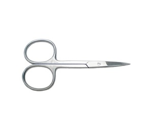 กรรไกรตัดขนาดเล็ก9.5ซม. ปลายโค้งปกติทำจากสแตนเลสเกรดเยอรมันคุณภาพ - Product Image 6