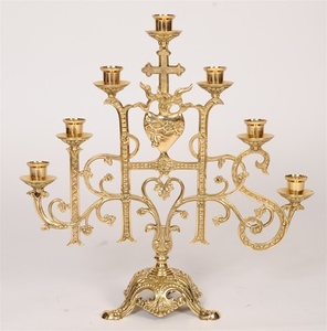 เชิงเทียนคริสตัลแบบแขวนทำจากทองเหลืองจาก brassworld อินเดีย - Product Image 2