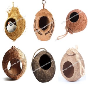 บ้านนกทำมือจากเปลือกมะพร้าวธรรมชาติ Eco2go เวียดนาม รังนกแบบแข็งแรงเป็นมิตรกับสิ่งแวดล้อม สำหรับทุกฤดูกาล - Product Image 4