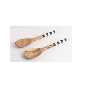 Cuillères en bois de résine de bonne qualité pour la cuillère de mélange de salade de restaurant Top tendance qualité étonnante vente chaude - Product Image 2