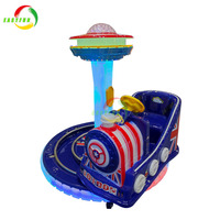Mesin permainan kereta api trek hiburan anak-anak menyenangkan mesin permainan ayunan Arcade untuk dijual