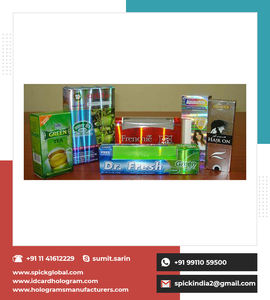 Exportador de película de arco iris ligero de Pilar holográfico metalizado de poliéster de India - Product Image 4