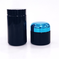 5g 5ml 15g 30g 50g 100g 200g 250ml 500ml 1000ml schwarze dunkel violette Gläser UV-Gel-Glas mit Deckel Lippen balsam Kugel behälter