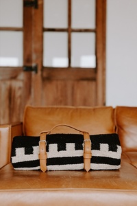 Buckle Leather Handle Strap Picnic Camping Throw Blanket <b>Rug</b> Mat Blanket Holder Premium Heavy Duty Carrying Belt OEM & FBA Pro. - Product Image 4