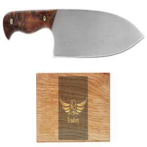 Custom Handmade Professional Damascus Kitchen Chef Knife With custom Wooden Box {MS-07} - Product Image 1