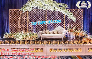 Splendide USA À La Mode De Mariage Scène Métallique Bougie Murs Nouveau Style Bougie En Métal Murs pour Décorations De Mariage - Product Image 4