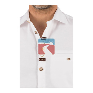 Traje de Oktoberfest bávaro, camisa blanca tradicional alemana, Festival de la cerveza (camisa de Oktoberfest personalizada con el logotipo de su marca 2024 - Product Image 3