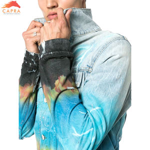 Chaqueta Casual de Mezclilla Clásica para Hombre, de Alta Calidad, con Diseño Desgastado, Ecológica, Transpirable, Reversible, Nuevo Diseño para Invierno, Venta al Por Mayor - Product Image 6