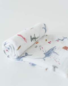 Muslin Swaddle Super Soft 100%organic Cotton Baby <b>Blanket</b> for Newborns - Product Image 3