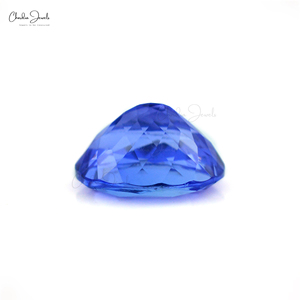 Tanzanite naturelle 9x7mm pierre précieuse de taille ovale fabriquée à la main pierres précieuses en vrac pour la fabrication de bijoux fournisseur en gros de l'Inde - Product Image 2