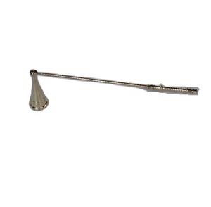 Éteignoir de bougie poli miroir fabriqué en laiton Accessoires de bougie Éteignoir de bougie en laiton Éteignoir d'extincteur - Product Image 1