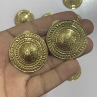 En Laiton design Bijoux Clip sur Boucles D'oreilles