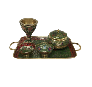 Pure Brass Hand-Painted Incense <b>Oud</b> Burner Customized Size And Shape <b>Bakhoor</b> Burner For Home Fragrance Use - Product Image 2