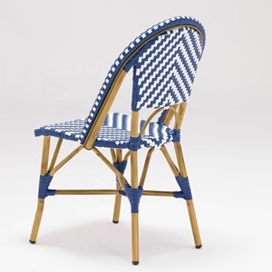 Solo Bistro Silla de comedor tejido con ratán PE - Product Image 4