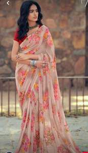 Banarasi Soie Jacquard Saree avec Chemisier Femmes Porter Dames Fête Festival Usage Quotidien Doux Coton Soie Sari En Gros Bas Prix Alphanumero - Product Image 2