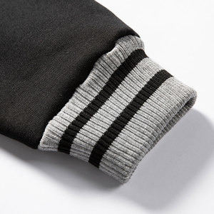 2025 personalizar hombres Sudadera con capucha prendas de vestir exteriores diseño de rayas transpirables Color liso Sloid pulóver sudaderas con capucha de algodón - Product Image 6