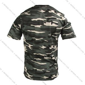 Dark High Quality Cotton T-Shirt <b>Camouflage</b> Casual T-shirt - Product Image 2