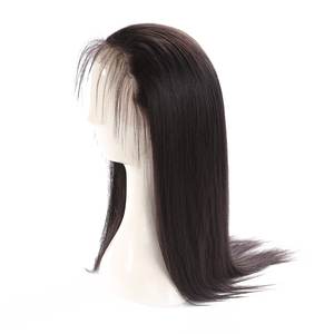 180% Densité 10A Grade Remy Hair Silky Straight Perruques Lace Front Humain pré-plumées avec Transparent Frontal 13x4 et 13x6 Tailles - Product Image 2