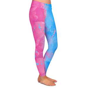 Pink or Blue Sleeping Beauty Inspired - Leggings in Capri or Full Length - Product Image 1