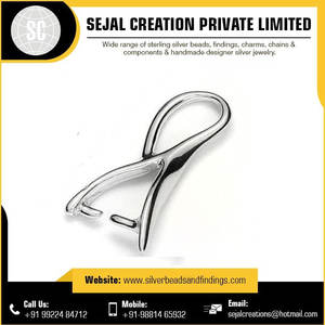 Nouveau Design Sterling Pendentif Bails Bijoux Résultats Béliers pour la Fabrication de Bijoux Fourniture en Vrac DE VENDEUR ET FOURNISSEUR INDIEN - Product Image 6
