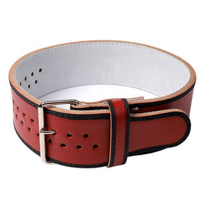 Cinturón de cuero para levantamiento de pesas para hombre y mujer, cinturón de alta calidad para gimnasio, Fitness, duradero, resistente - Product Image 3