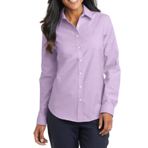 Camisa informal de algodón 100% para mujer más vendida, decoración de botones con estampado sólido, diseño de logotipo personalizado, Popelina de talla XS para otoño bajo - Product Image 5