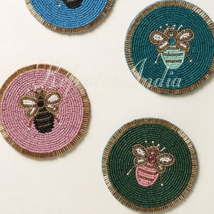 Refractex-posavasos de mesa con cuentas, suministro y fabricación a granel de la India, hecho en la India para la mejor calidad y bajo precio - Product Image 1